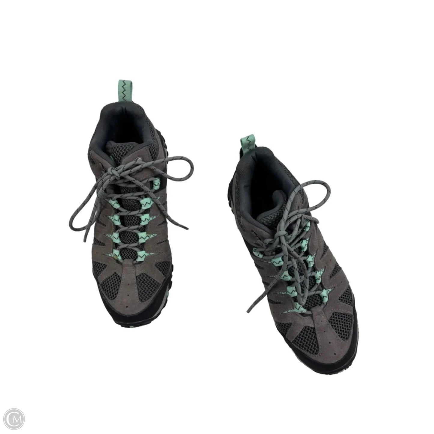 Boots Hiking By Merrell In Black & Grey, Size: 9.5