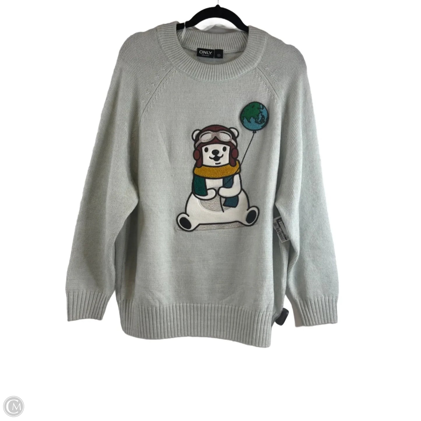 Sweater By Clothes Mentor In Green, Size: M