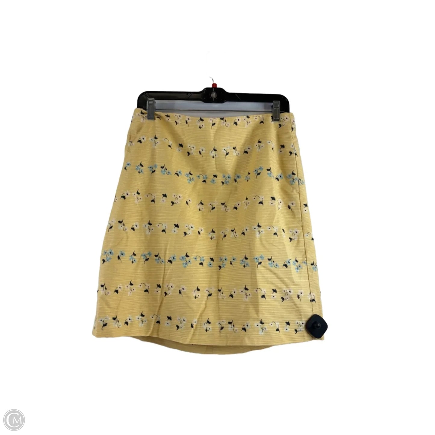 Skirt Midi By Ann Taylor In Yellow, Size: 8