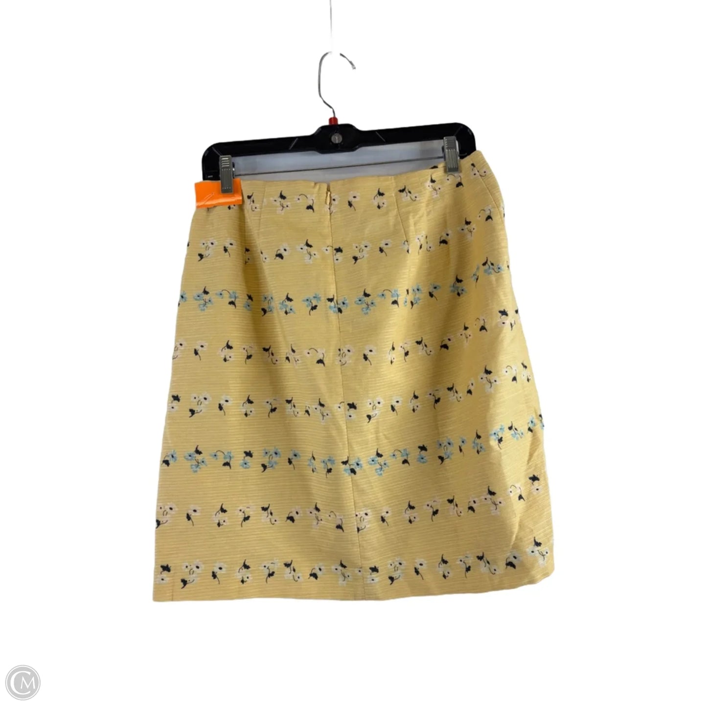 Skirt Midi By Ann Taylor In Yellow, Size: 8