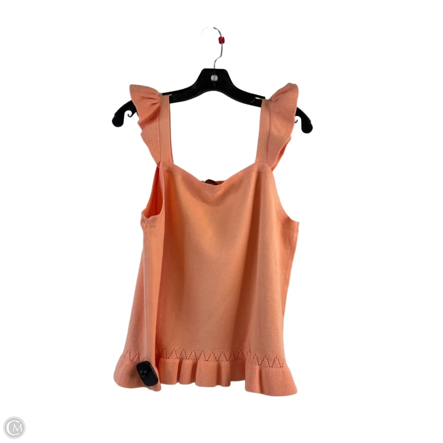 Top Sleeveless By Loft In Orange, Size: Xl
