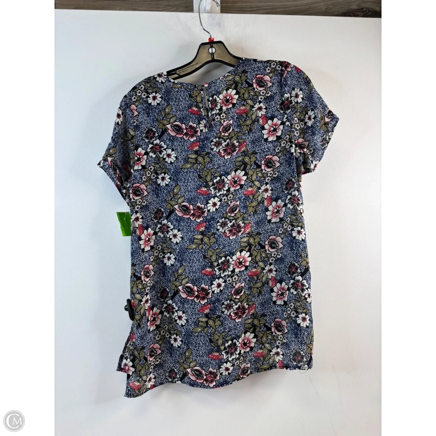 Top Short Sleeve By Dr2 In Blue & Red, Size: S