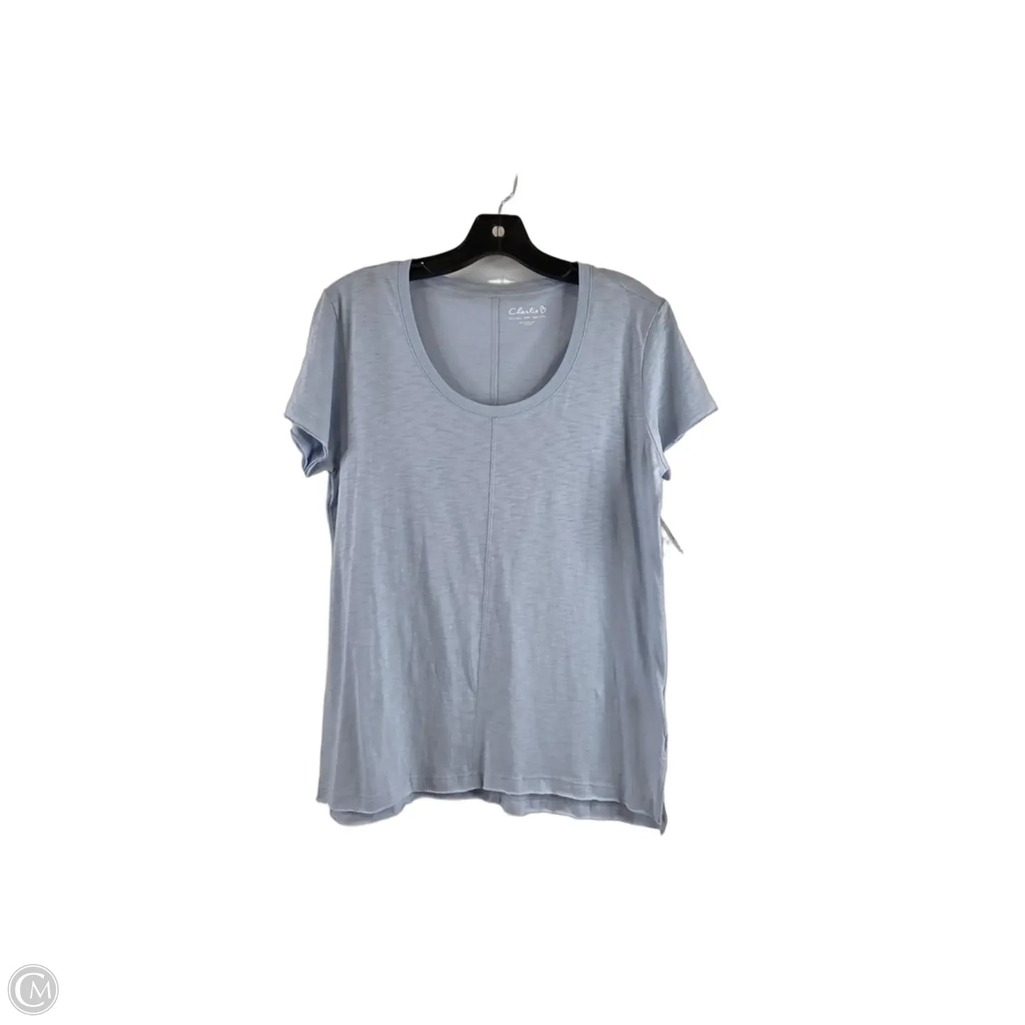 Top Short Sleeve Basic By Charlie B In Blue, Size: M
