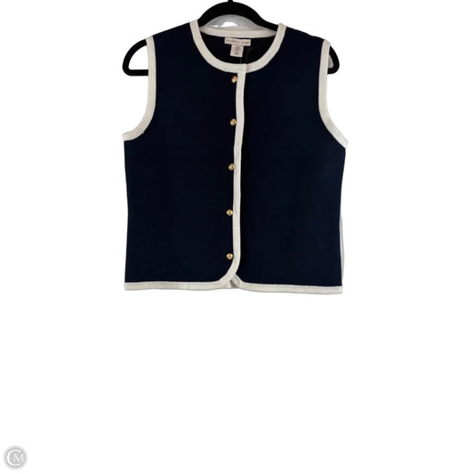 Vest Sweater By Sincerely Jules In Black & White, Size: M