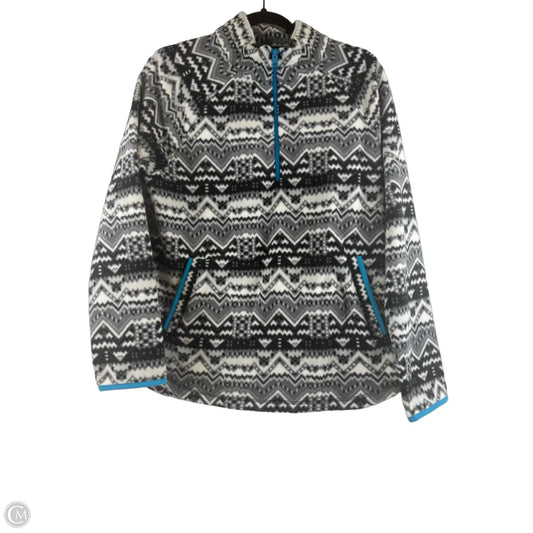 Top Long Sleeve By Talbots In Black & White, Size: M