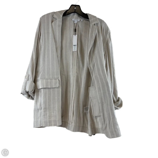 Blazer By Chicos In Taupe, Size: Xs