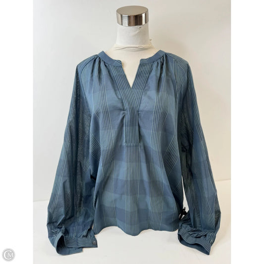 Top Long Sleeve By Joie In Teal, Size: M