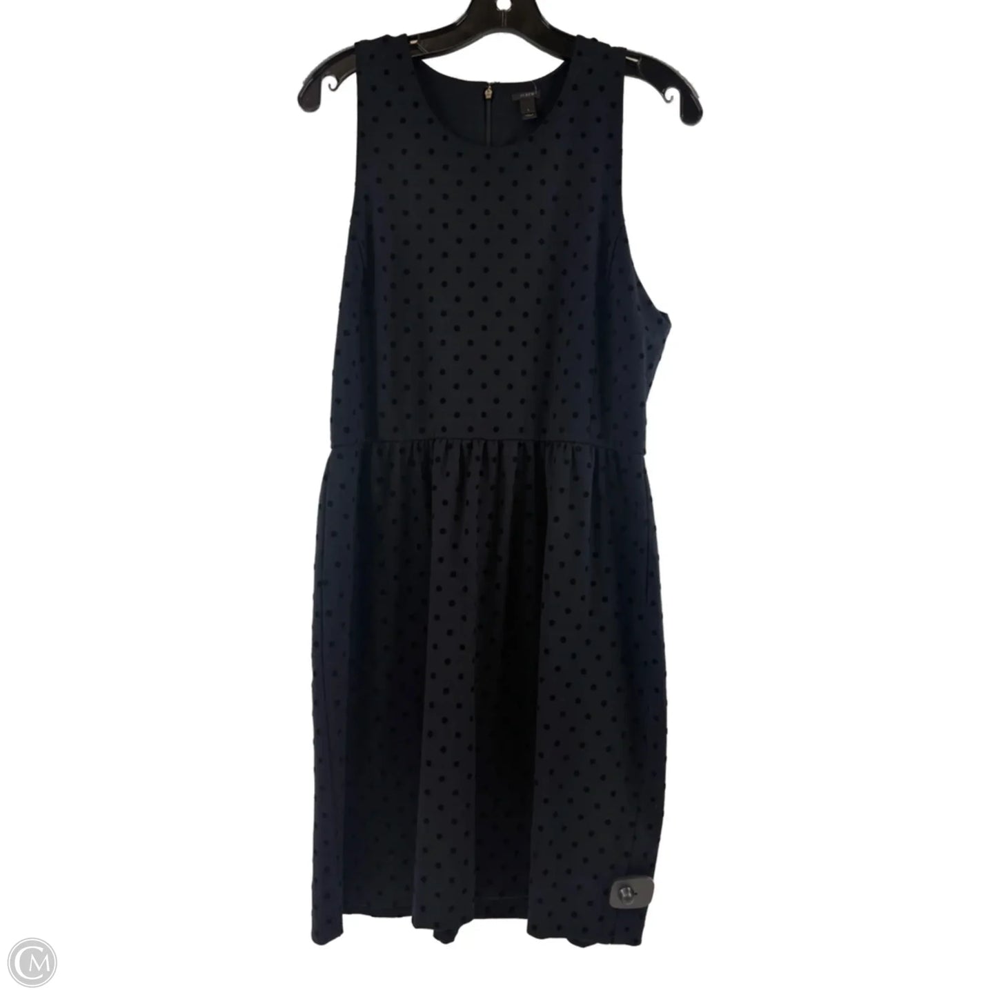 Dress Casual Midi By J. Crew In Black, Size: 12