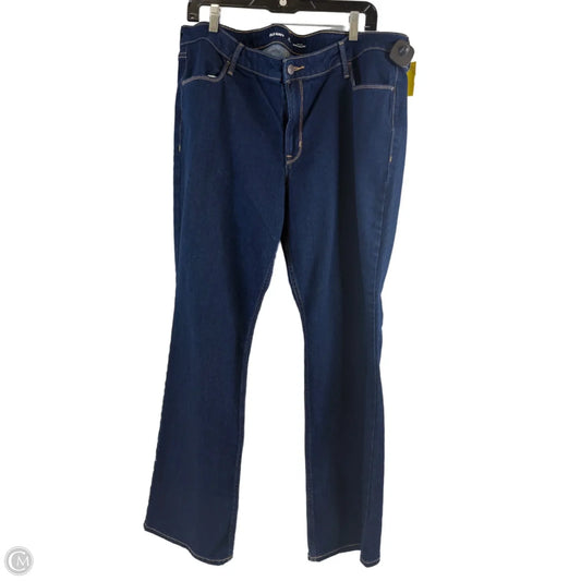 Jeans Boot Cut By Old Navy In Blue Denim, Size: 18