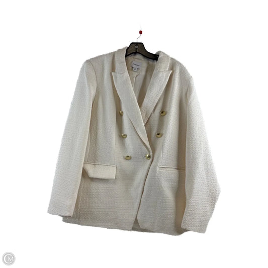 Blazer By Nine West Apparel In Cream, Size: Xl