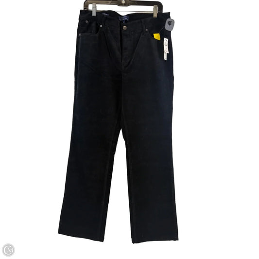 Pants Corduroy By Talbots In Black, Size: 12
