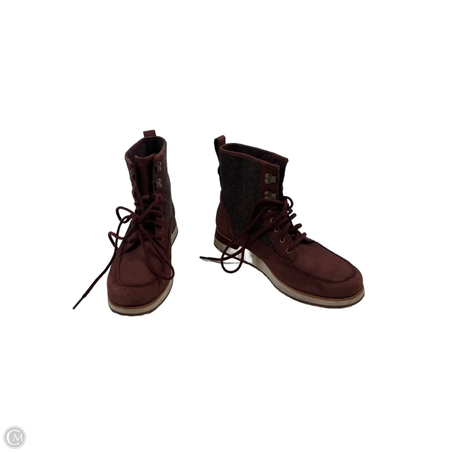 Boots Ankle Flats By Merrell In Brown, Size: 9