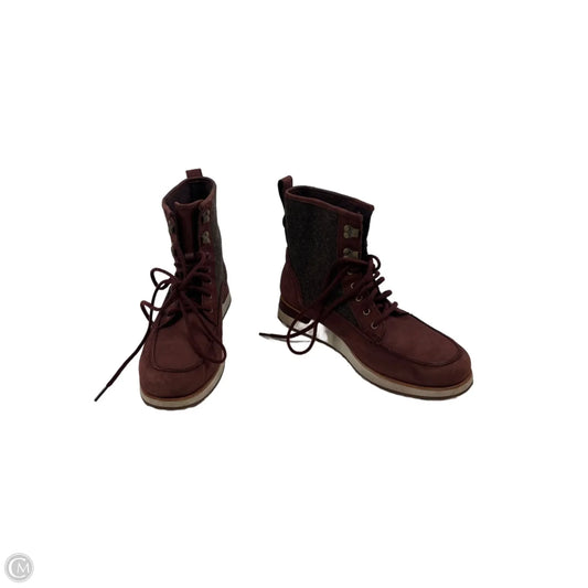 Boots Ankle Flats By Merrell In Brown, Size: 9