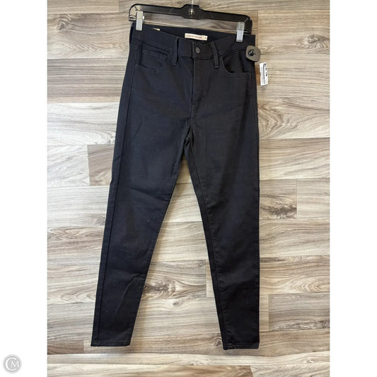 Jeans Skinny By Levis In Black, Size: 28