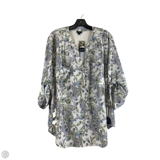 Top Long Sleeve By Torrid In Multi-colored, Size: 2x