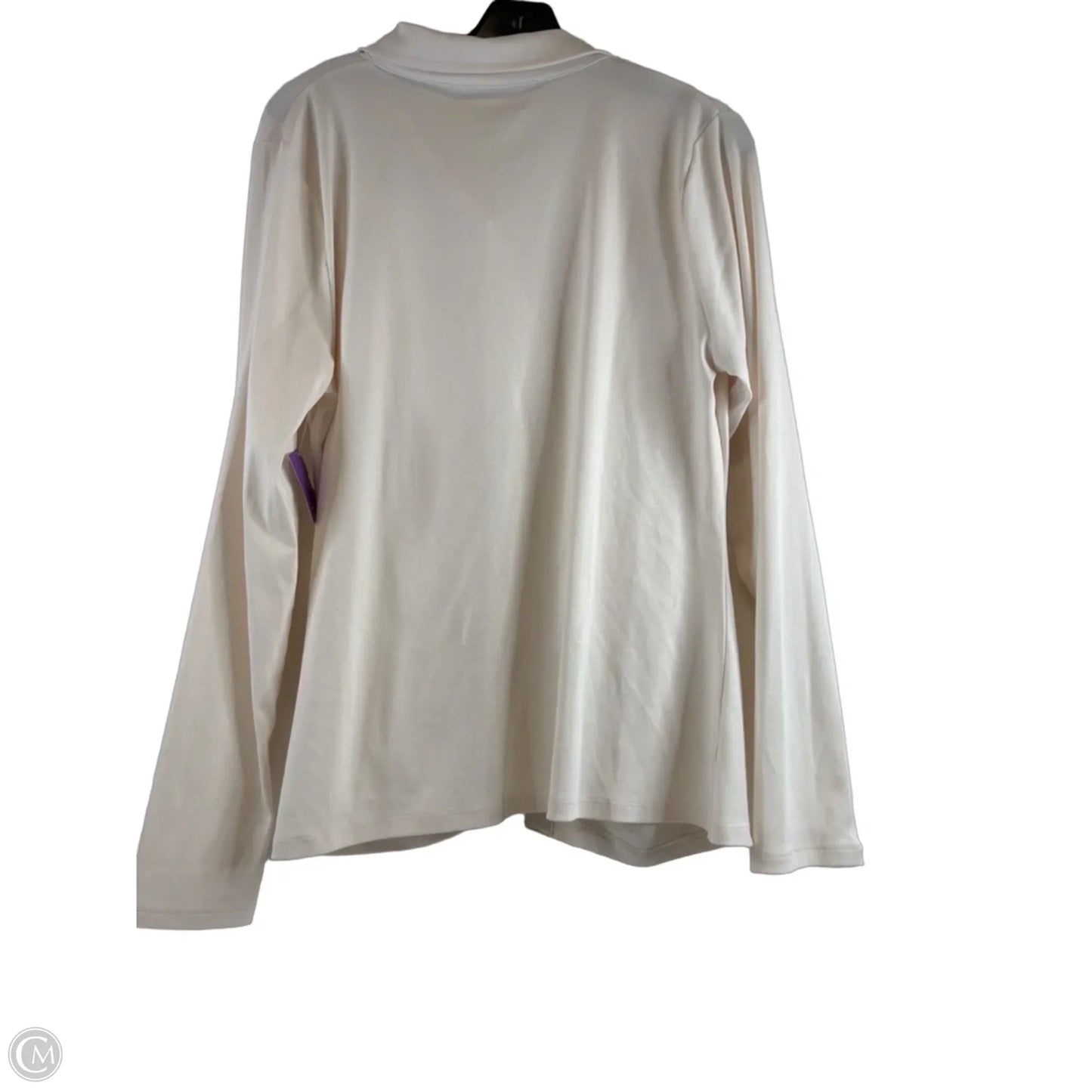 Top Long Sleeve By Loft In Cream, Size: Xl