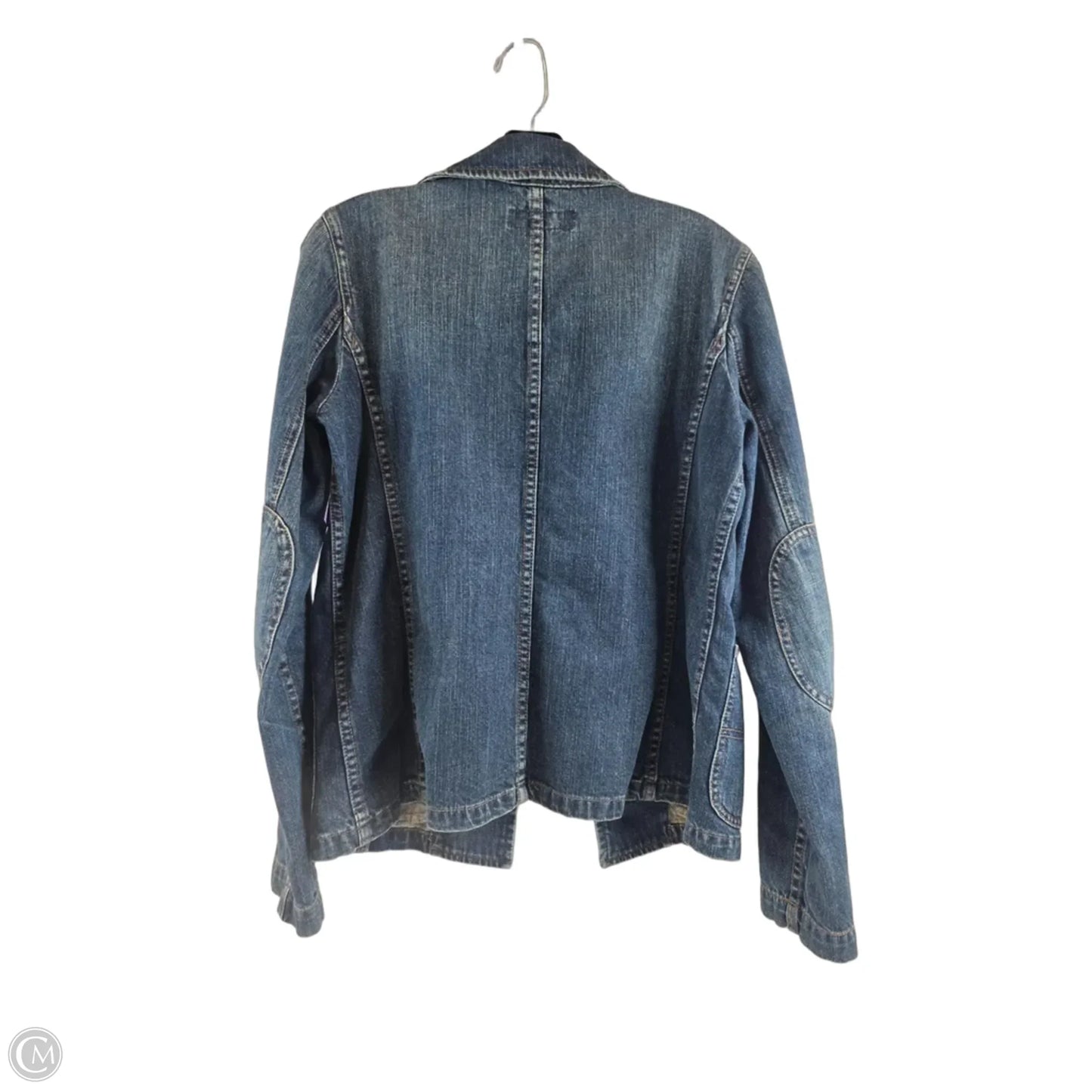 Jacket Denim By Lauren Jeans Co In Blue Denim, Size: M