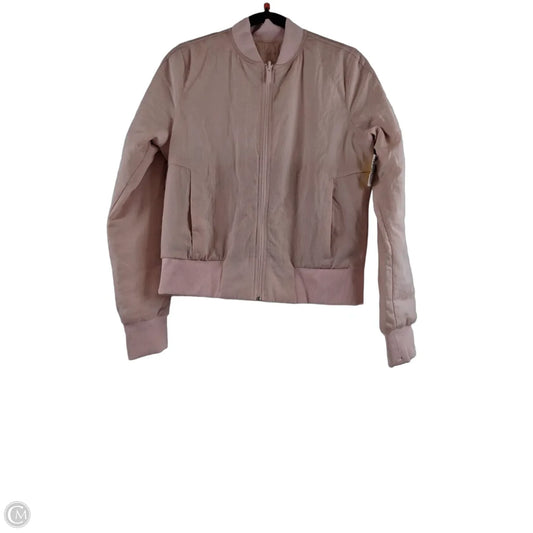 Athletic Jacket By Lululemon In Pink, Size: S