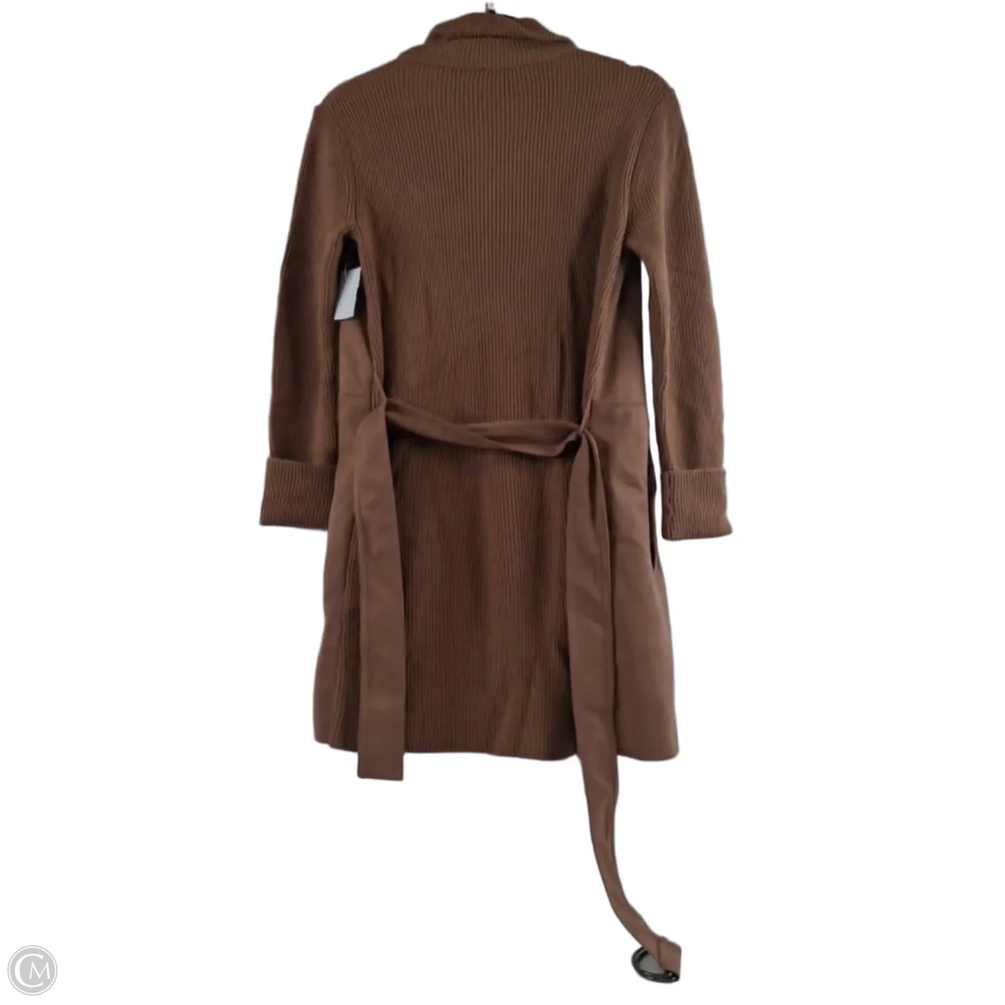 Sweater Cardigan By Tahari In Brown, Size: S
