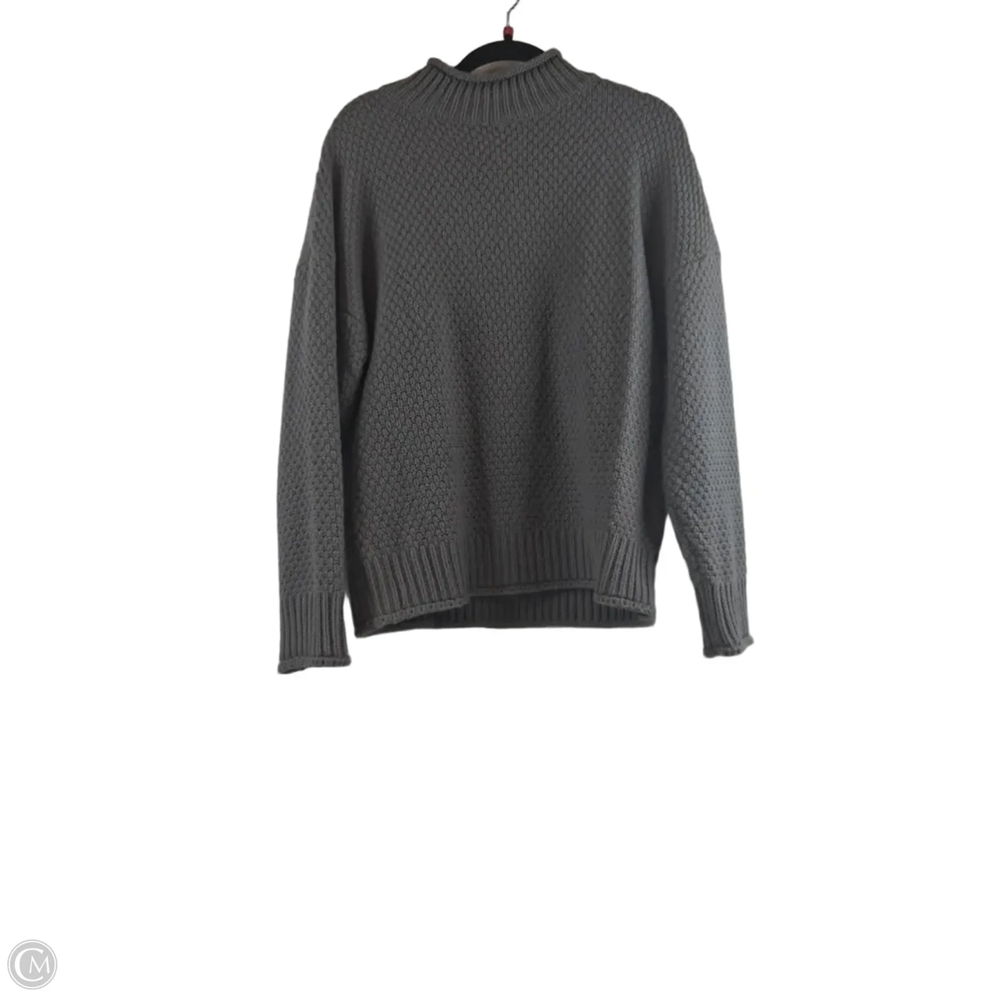 Sweater By Clothes Mentor In Grey, Size: L