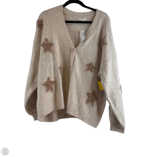 Cardigan By Maurices In Beige, Size: Xl