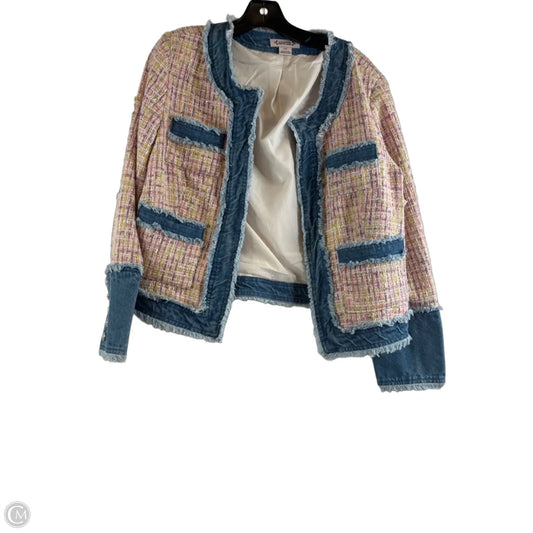 Blazer By Nanette By Nanette Lepore In Pink Denim, Size: L