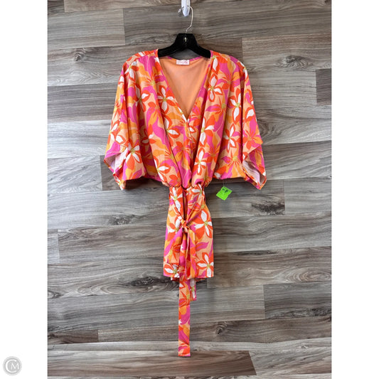 Romper By Pink Lily In Floral Print, Size: S