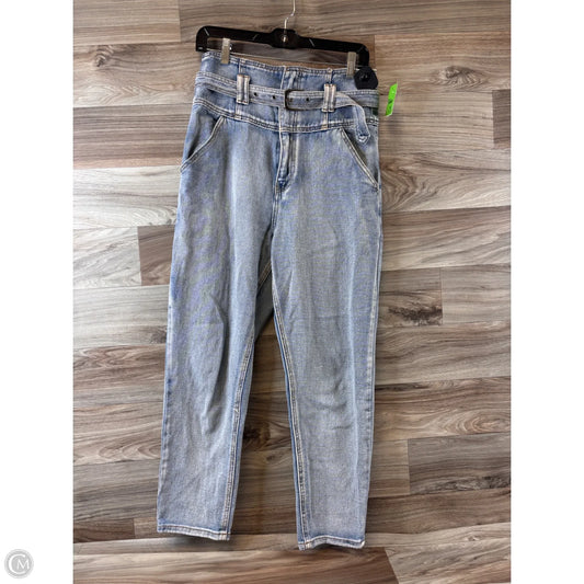 Jeans Straight By Forever 21 In Blue Denim, Size: 8
