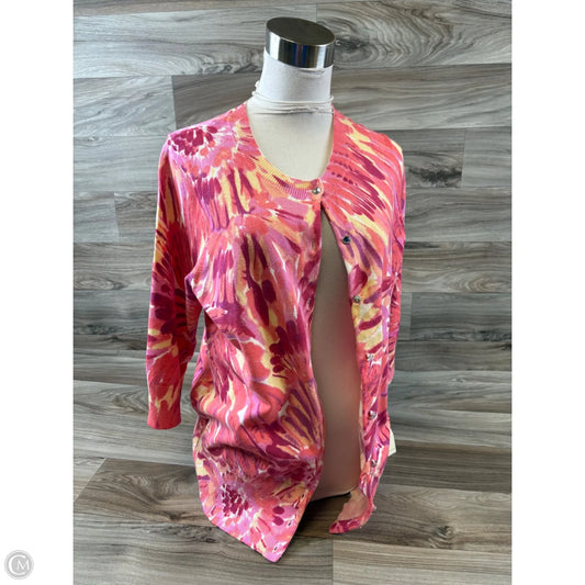 Cardigan By Sarah Spencer In Pink, Size: 1x