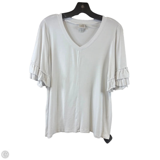 Top Short Sleeve Basic By Cupio In White, Size: Sp