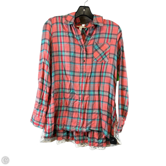 Top Long Sleeve By Matilda Jane In Blue & Orange, Size: S