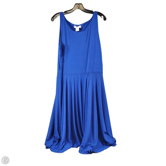 Dress Casual Midi By Cynthia Rowley In Blue, Size: Xl