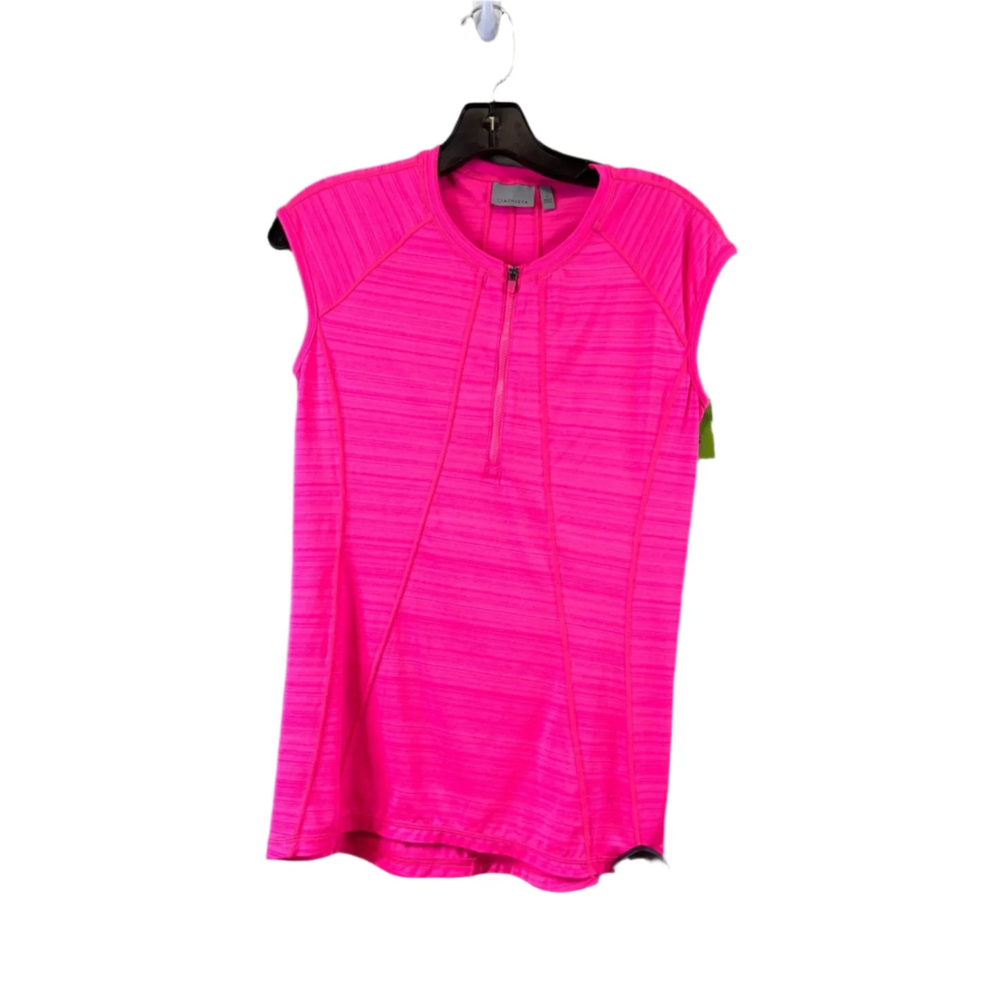 Athletic Top Short Sleeve By Athleta In Pink, Size: S