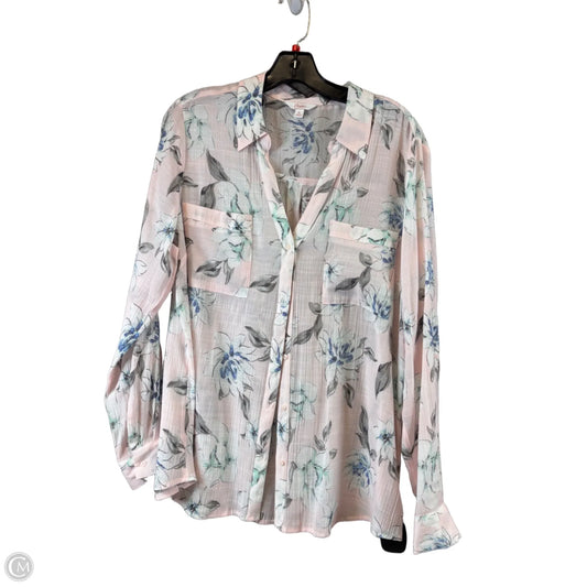 Top Long Sleeve By Candies In Pink, Size: Xl