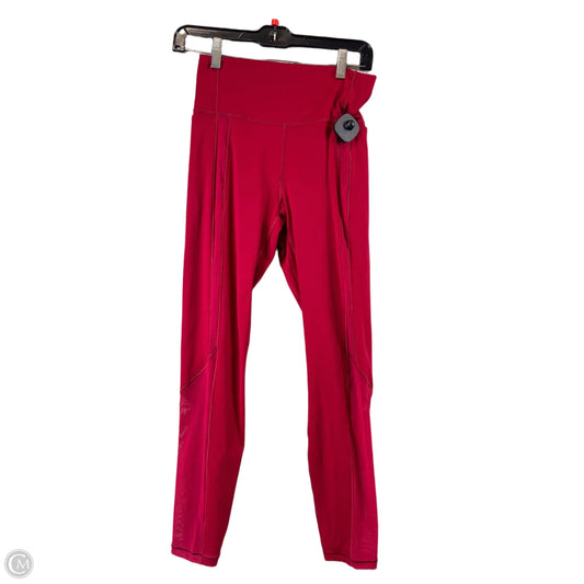 Athletic Leggings By Calia In Red, Size: M
