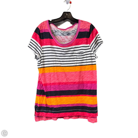 Top Short Sleeve By Style And Company Sport In Multi-colored, Size: Xl