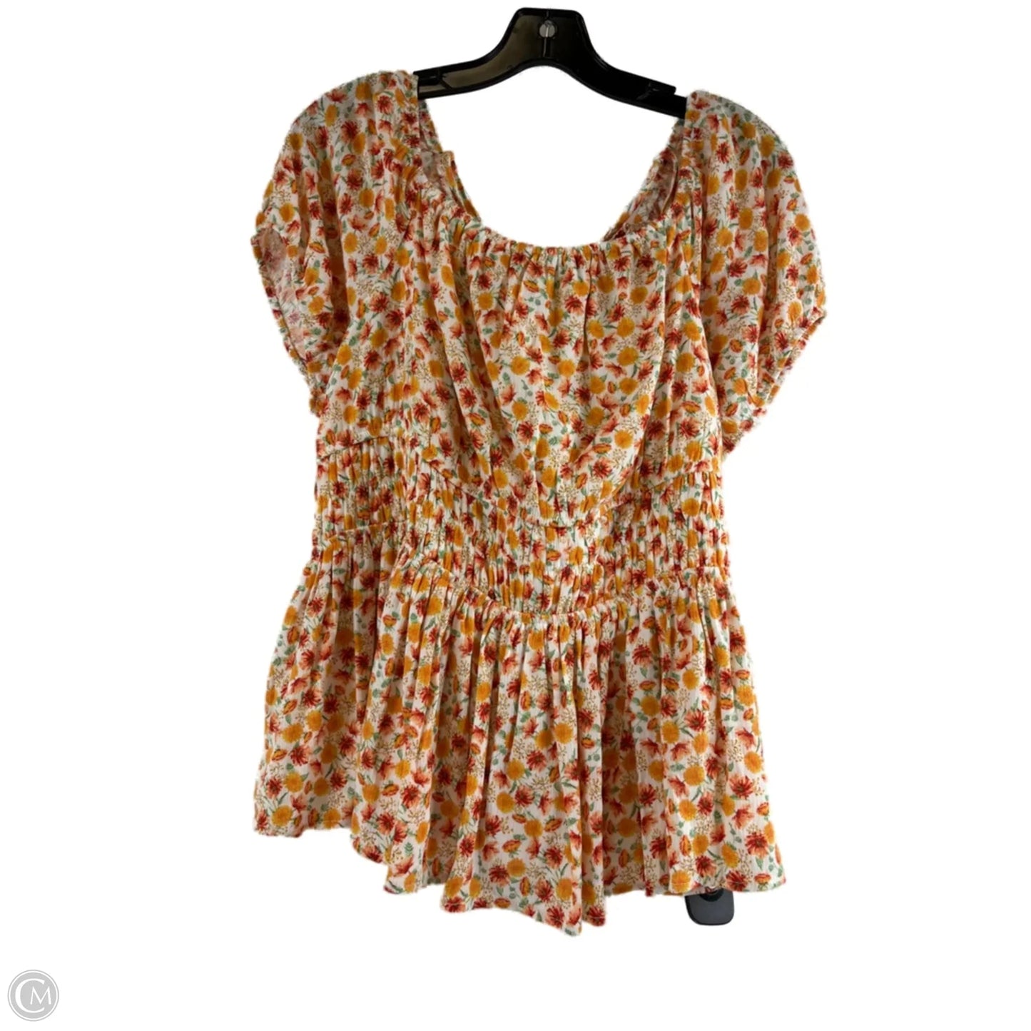 Top Short Sleeve By Torrid In Orange, Size: L