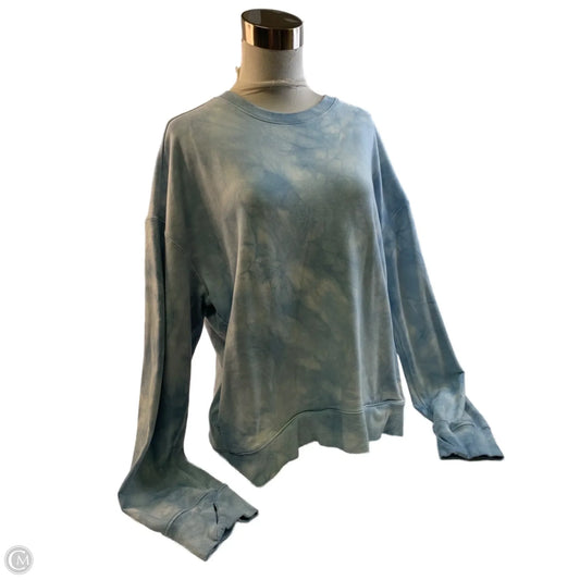 Top Long Sleeve By All In Motion In Blue & White, Size: Xl