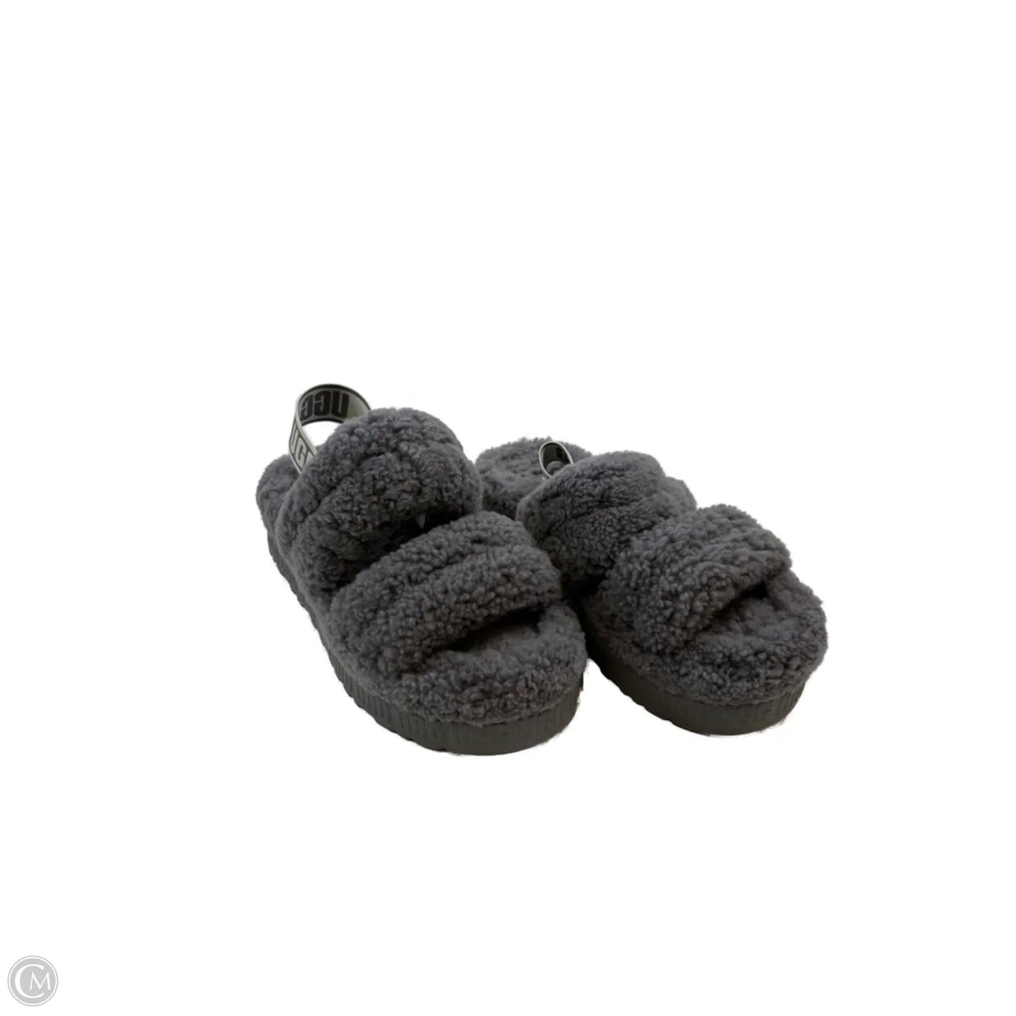 Sandals Designer By Ugg In Grey, Size: 9