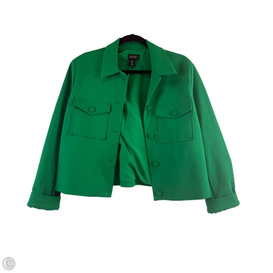 Blazer By Nicole By Nicole Miller In Green, Size: L