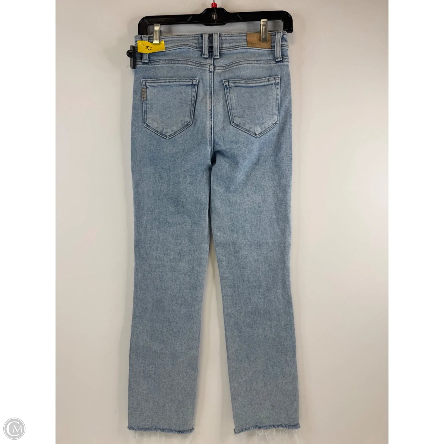 Jeans Straight By Paige In Blue Denim, Size: 4