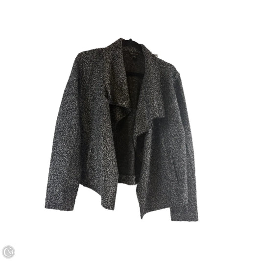 Blazer By Ann Taylor In Black & Grey, Size: L