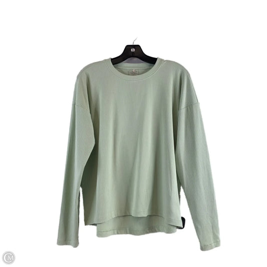 Top Long Sleeve Basic By Calia In Green, Size: M