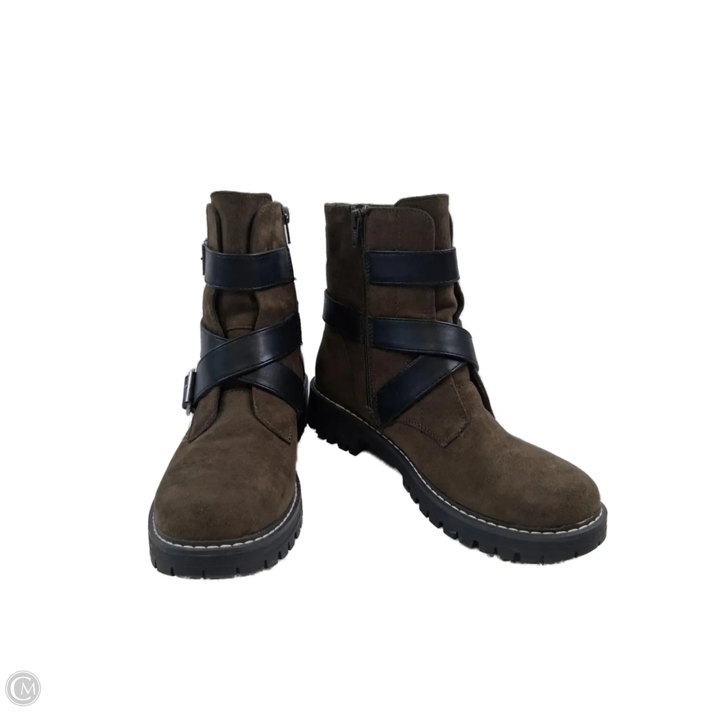 Boots Combat By Sonoma In Black & Green, Size: 8.5
