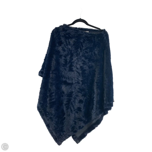 Poncho By Do Everything In Love In Blue, Size: Osfm