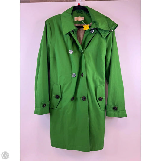 Coat Trench Coat By Michael By Michael Kors In Green, Size: Xl