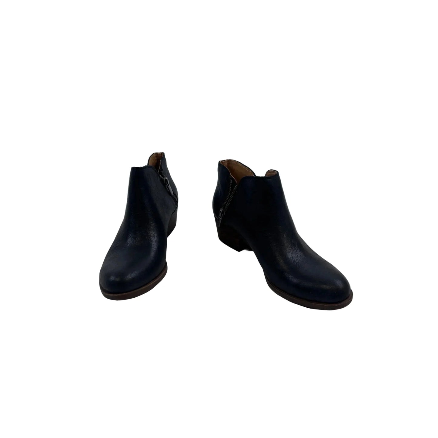 Boots Ankle Heels By Lucky Brand In Black, Size: 6.5