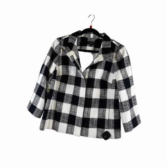 Blazer By Talbots In Black & White, Size: M