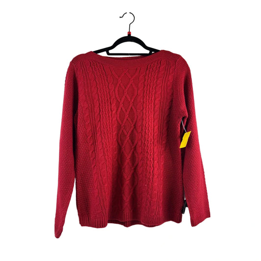 Sweater By Croft And Barrow In Red, Size: Sp