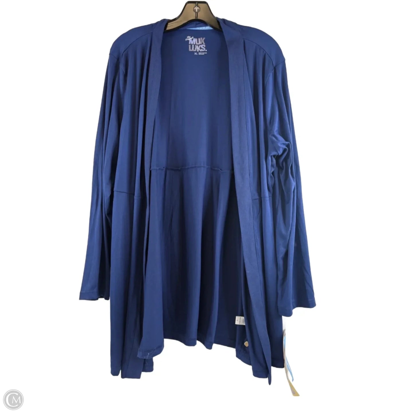 Cardigan By Muk Luks In Blue, Size: Xl